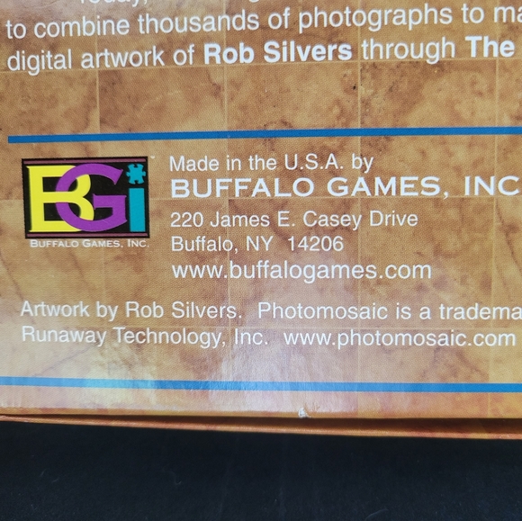 NWOT Robert Silvers Photomosaics 1000 PC Puzzle - Van Gogh "Starry Night" - NIB - Picture 6 of 9